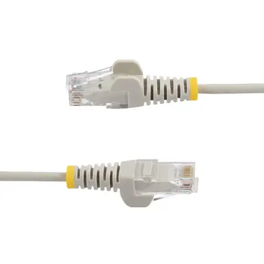 StarTech.com 15 ft Gray Slim Cat6 Ethernet Cable, Snagless, 100W PoE, UTP, LSZH, 28AWG Bare, image 7
