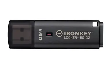 Kingston 128GB Ironkey Locker Plus 50 G2, Fips 197, AES-256, 145MB/S Read, 115MB