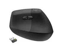 Logitech Lift Vertical Ergonomic Mouse for Business - Graphite / Black, image 3