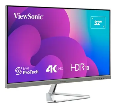 ViewSonic 32IN(31.5INVIEWABLE) 4K UHD Monitor with a Stylish Ultra-Slim Frameless Design, 3, image 8