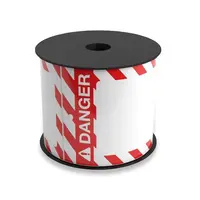 Brother International Corporat 3INX5IN TT Lock Out / Tag Out Danger Black Header White Label, image 3