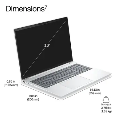 HP EB8G2I16AI U7 365 16 32GB/512 PC Intel U7 365, 16 WUXGA Agleduwva TS, Uma, We, image 7