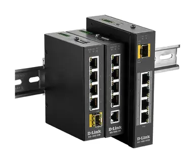 D-Link Systems 5-PORT Gigabit Unmanaged Hardened Industrial Din-Rail Switch - Din-Rail - Wired, image 5