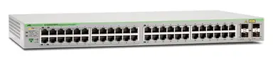 Allied Telesis 48 X 10/100/1000T Websmart Switch, with 4 SFP Combo Ports, PoE+, and U.S. Power, image 4