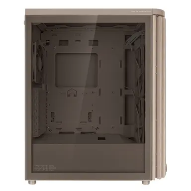 ASUS Proart PA401 Wood Edition Beige ATX Case with Tempered Glass PANEL; Support, image 6