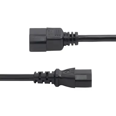 StarTech.com 1 ft (0.3 m) Power Extension Cord, IEC 60320 C14 to C13 PDU Power Cord, 10A 250V, image 7
