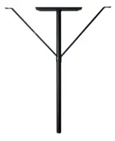 Peerless Industries Mounting Kit - Cold-Rolled Steel - Black - for Use with 1 1/2 Schedule 40, image 3