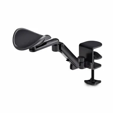 StarTech.com Adjustable Arm Rest for Office Desk, Ergonomic Arm/Elbow Support, 360-Degree Rot