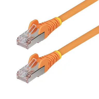 StarTech.com 10 ft Orange Cat6a Ethernet Cable, Snagless RJ45, 10G, 100W PoE, S/FTP, LSZH, 27A