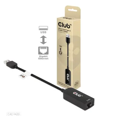 Club 3D B.V USB Type a 3.1 to RJ45 2.5GB, image 6