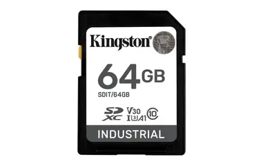 Kingston 64GB Sdxc Industrial -40C to 85C C10 Uhs-I U3 V30 A1 Pslc, image 4