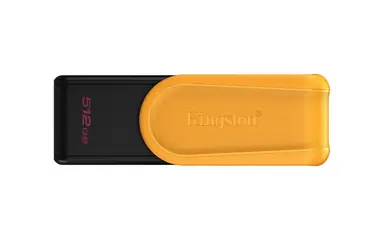 Kingston 512GB Portable USB 3.2 Gen 1 Datatraveler Exodia S (Black/Yellow)