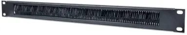 Intellinet 1U, with Brush Insert Cable Entry Panel for Network Cabinets, Black, image 4