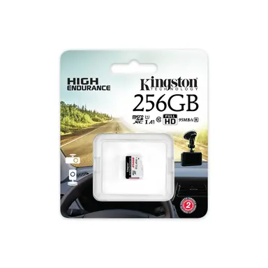 Kingston 256GB Microsdxc Endurance 95R/45W C10 A1 Uhs-I Card Only, image 7