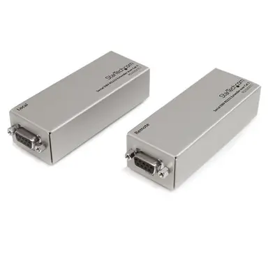StarTech.com Serial DB9 RS232 Extender Over Cat 5 - up to 3300 FT (1000 METERS)- Supports Ful