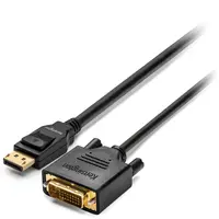 Kensington Computer Displayport 1.1 (M) to Dvi-D (M) Passive Unidirectional Cable 6FT, image 3
