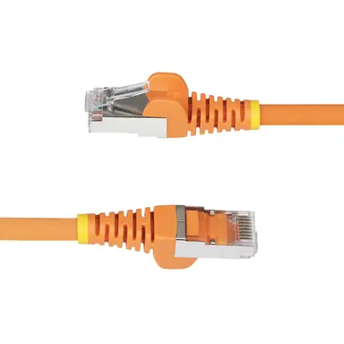 StarTech.com 10 ft Orange Cat6a Ethernet Cable, Snagless RJ45, 10G, 100W PoE, S/FTP, LSZH, 27A, image 7