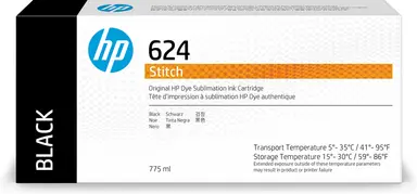 HP Ink Cartridge - Black - 775 ML - HP Thermal Inkjet - HP Stitch S300 Printer