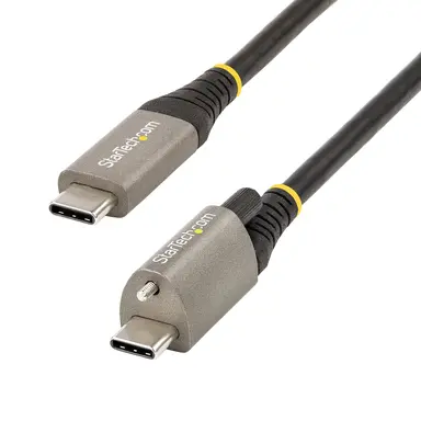 StarTech.com 3 ft Top Screw Locking USB C Cable 10GBPS