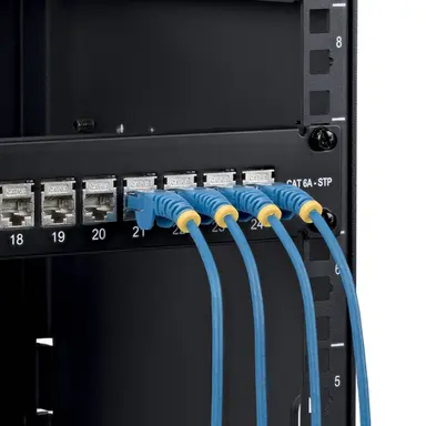 StarTech.com 24-Port 1U Shielded Feed-Through Patch Panel with RJ45 STP Inline Couplers; Rear, image 5