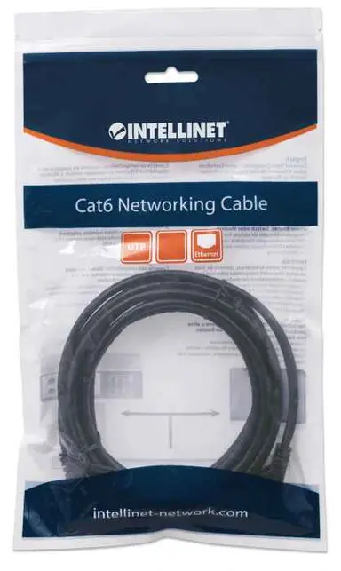 Intellinet 1.5 FT Black Cat6 Snagless Patch Cable, image 6
