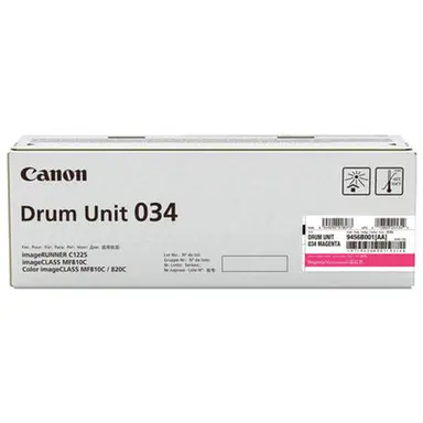 Canon Laser Canon Drum Unit 034 Magenta - for Imageclass MF820CDN and MF810CDN - Full Yield, image 4