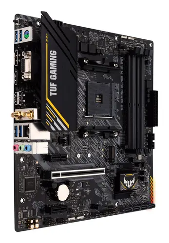 ASUS Tuf Gaming A520M-PLUS (Wi-Fi) AMD AM4 (3RD Gen Ryzen ) Microatx Gaming Mothe, image 4