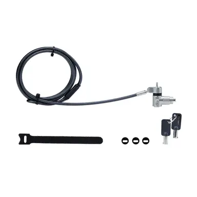 StarTech.com 3-in-1 Universal Laptop Lock 6.6 ft (2M), Master Keyed Locking Cable, Computer, image 5