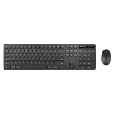 Targus Antimicrobial Full-Size Ecosmart Keyboard & Midsize Comfort Mouse Combo Black