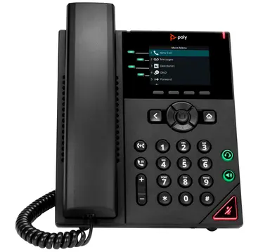 HP Poly VVX 250 4-Line IP Phone and Poe-Enabled GSA/TAA US