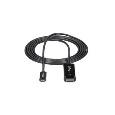 StarTech.com Black 6.6FT/2M USB Type C DP Alt Mode HBR2 to HDMI 2.0 Cable 4K 60HZ/1080P / 7.1, image 8