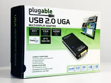 Plugable Technologies Plugable USB 2.0 to HDMI DVI OR VGA Multi-Monitor External Video Graphics Card, image 8