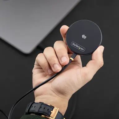 StarTech.com Snap Your Device into Place for Fast QI2.2 Charging up to 25W - 6.6 ft (2M) Teth, image 4