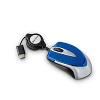 Verbatim Americas USB-C Mini Optical Travel Mouse-Blue