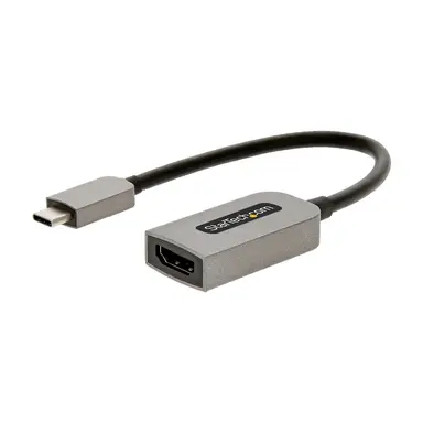 StarTech.com USB-C to HDMI Adapter, 4K 60HZ Video, HDR10, USB-C to HDMI Monitor Dongle, USB4 / TH