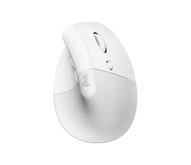 Logitech Lift Vertical Ergonomic Mouse - Off-White, image 6