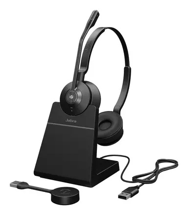 Jabra Engage 55 Sestereo, LINK400A, MS, Stand, NA
