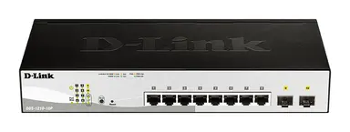 D-Link Systems Switch - - 1U - Wired - 1GBPS - Networking / Ports Qty: 10 - Gigabi