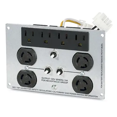 APC BY Schneider Electric APC Backplate Kit W/(4) L5-15R And (4) 5-15R for Smart-Ups 2200 And 3000VA 3U-5U