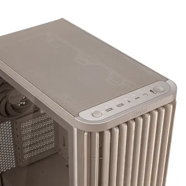 ASUS Proart PA401 Wood Edition Beige ATX Case with Tempered Glass PANEL; Support, image 5
