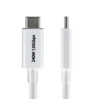 STARTECH.COM 1.5FT (50CM) Thunderbolt 5 Cable 80GBPS/UP to 120GBPS 240W PD 8K 60HZ Video, image 6