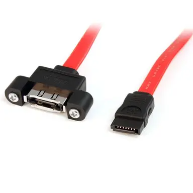 StarTech.com Extend Your ESATA Interface and Screw-Mount IT into a Panel - 1 ft SATA to ESATA, image 4