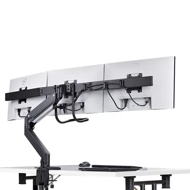 StarTech.com Crossbar Triple Monitor Desk Mount for up to Three 27 in Screens, VESA 75X75/100X, image 8