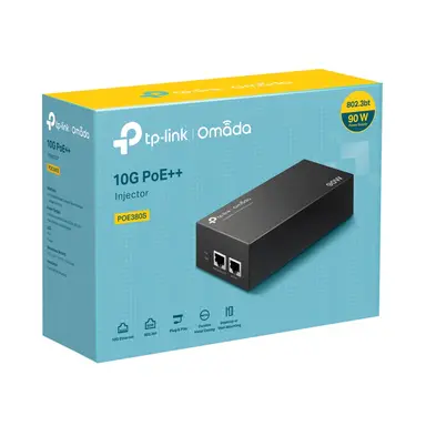 Omada Networks BY TP Link Omada 10 GB POE++ Injector, image 8