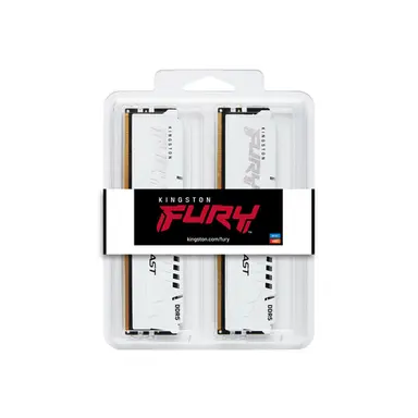 Kingston 32GB 6800MT/S DDR5 CL34 DIMM (Kit of 2) Fury Beast White Expo, image 6