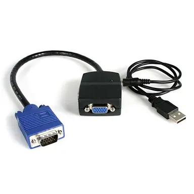 STARTECH.COM Compact Usb-Powered VGA Splitter Allows You to Split A Video Source to Two Separ