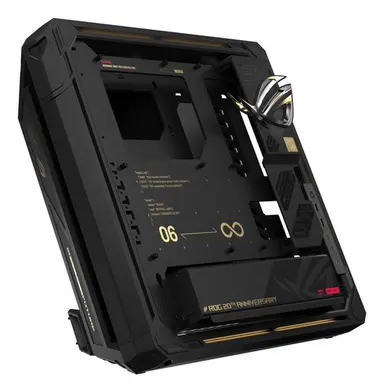 ASUS Rog GR20 Edition 20 Midi Tower Gold Black, image 7