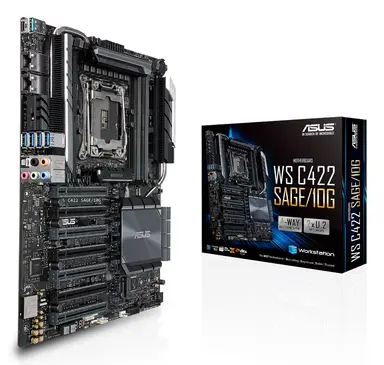 ASUS Workstation C422 SAGE/10G Socket 2066 Ceb Supports Intel Virtual RAID ON CPU (VROC) SU