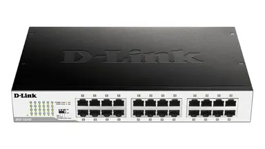 D-Link Systems D-Link 24-Port 10/100/1000 Gigabit Switch - 100 240 V AC; 50 to 60 HZ