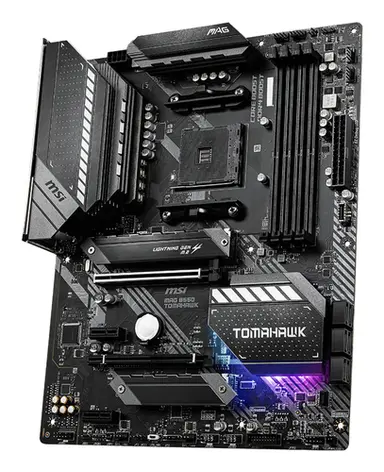 MSI Computer Mag B550 Tomahawk, AMD B550, Black/Matt, ATX, AM4, Supports 3RD Gen AMD Ryzen/ 3ND GE, image 4